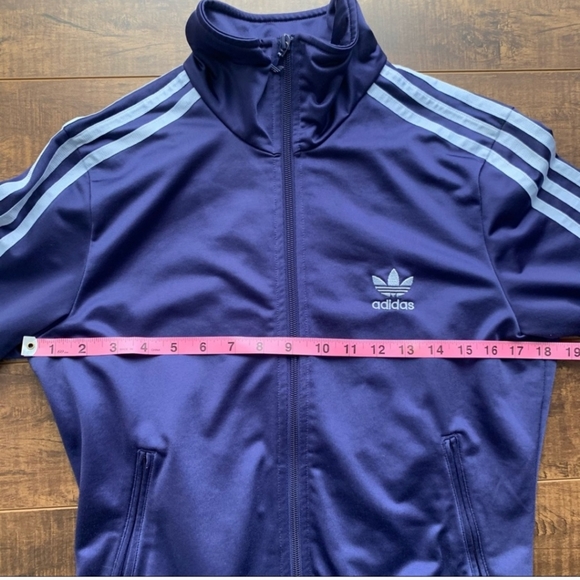 Adidas Firebird TT Zip Up Track Jacket in "Fresh Ink", Size Medium - Picture 13 of 14